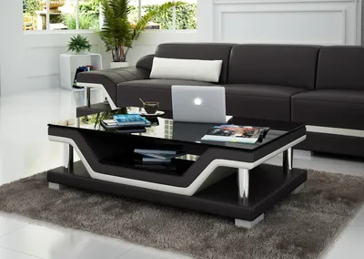 Image de Table basse Table de salon Tables en verre Designer Table d'appoint Nouveau CT9003