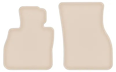Produktbild von DURBAN Beige Velours-Fußmatten vorne für Mini Clubman F-54 Schrägheck (2015-)