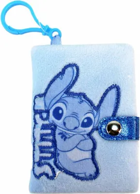 Immagine prodotto di Blaues Mini Notizbuch Stitch mit Plüsch - ca. 10 cm
