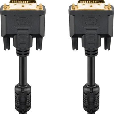 Produktbild von Kabel DVI-D > DVI-D, Dual Link 24+1 (schwarz, 10 Meter)