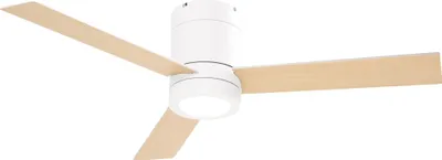Image de Ventilateur de plafond, éclairage LED, Ø 112 cm, 3 vitesses, 45 dB, fonction minuterie