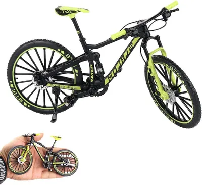 Productafbeelding van Miniatuur Vingerfietsmodel 1:10 - Speelgoed Mountainbike voor Decoratie en Cadeaus