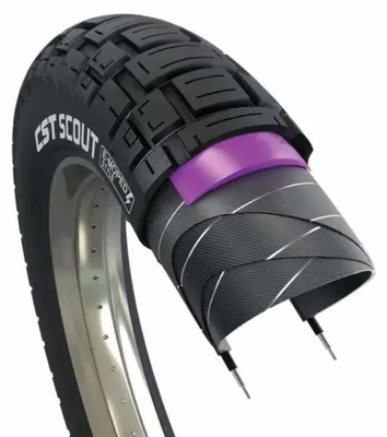 Produktbild von Cst Scout Ceb-01 20´´ X 4.00 Steifer Urbanreifen Schwarz 20´´ x 4.00 Schwarz 20´´ x 4.00