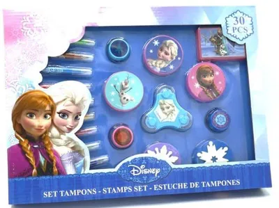 Zdjęcie produktu dla 30-częściowe pudełko ze znaczkami Jonotoy's frozen