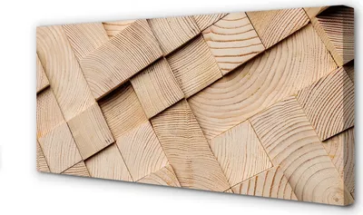 Produktbild von Leinwandbild 140x70 Wandkunst Holzmaserung Zusammensetzung
