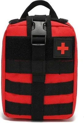 Obrázek produktu pro Mobilly taktická army lékarnička - brašna, pro systém MOLLE, červená