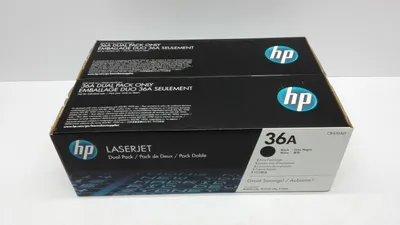 Produktbild von HP 36A 2er-Pack Schwarz Original LaserJet Tonerkartuschen, 4000 Seiten, Schwarz, 2 Stück(e)