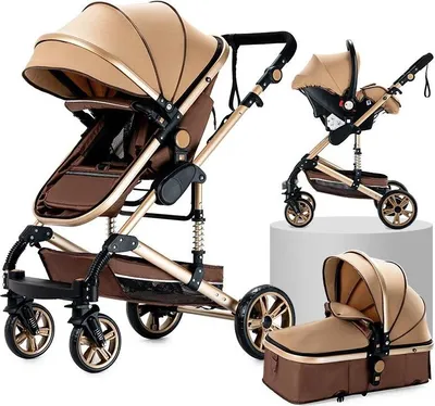 Produktbild von Säuglingstransporter, leicht, zusammenklappbares Design, XR001-BEIGE