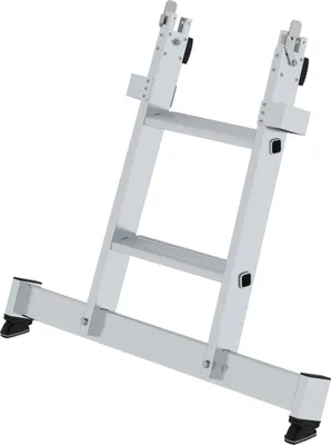 Produktbild von Stufen-Glasreinigerleiter Unterteil mit nivello®-Traverse 2 Stufen