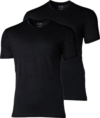 Produktbild von CECEBA Herren T-Shirt schwarz uni 2er Pack Größe: 54