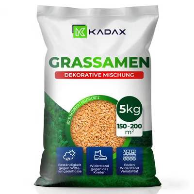 Zdjęcie produktu dla KADAX Trawa Ozdobna Trawnik Samozagęszczająca 5 kg