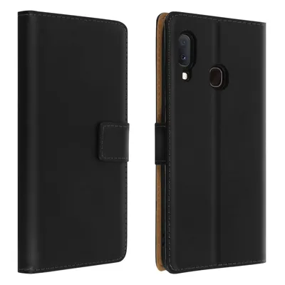 Image de Samsung Galaxy A20e Housse en similicuir avec fonction support- Noir