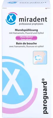 Zdjęcie produktu dla Miradent płyn do płukania jamy ustnej paroguard chx 0,20% 200 ml