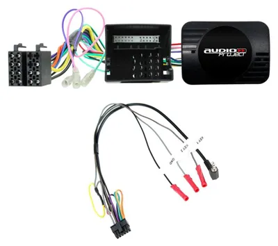 Produktbild von Audioproject A400.3-12 - CAN Bus Adapter incl. Lenkradfernbedienung Lenkradadapter für Ford  Galaxy Kuga Mondeo S-MAX Tourneo Transit für Autoradio Pioneer Kenwood JVC Alpine u.a.