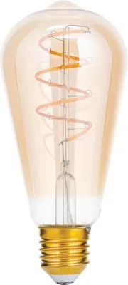 Produktbild von LED Vintagebirne Leuchtmittel E27 Retro Lampe 4W 2200K 300 Lumen Birnenform Glühbirne, antik, warmweiß, dimmbar