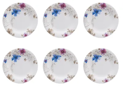 Produktbild von Villeroy & Boch Mariefleur Gris 6er Set Speiseteller 27 cm Porzellan
