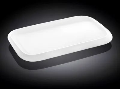 Zdjęcie produktu dla Taca do serwowania Wilmax 25,5 x 15 cm, porcelanowa, biała WL-992660/A