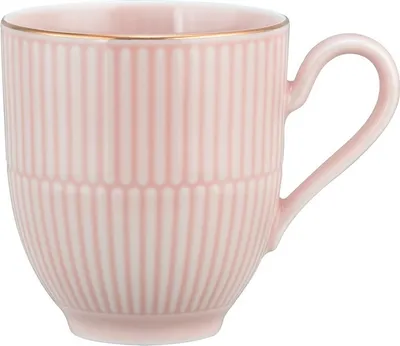 Produktbild von Seltmann Weiden Amina rosè/Goldrand Becher mit Henkel 0,35 l