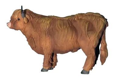 Produktbild von Bullyland 62445 Schottisches Hochlandrind 10 cm Bauernhoftiere