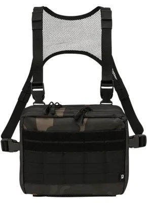 Productafbeelding van Brandit BD8096 | US Cooper Borsttas - Bedieningsmodel - Kleur: Donker Camo - Maat: One Size