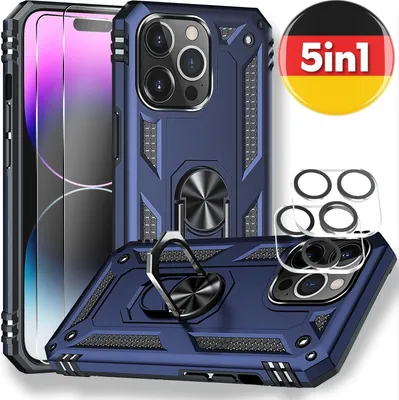 Image de Étui Outdoor avec protection pour appareil photo Film blindé pour iPhone 11 Étui pour téléphone portable Protection à 360 degrés Film en verre Film de protection bleu