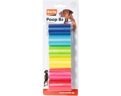 Obrázok produktu pre Vrecká na hovienka Karlie Poop Bags Rainbow 6 x 20 ks (120 vreciek)