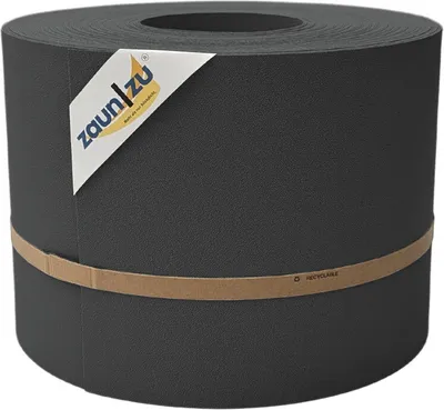 Produktbild von Sichtschutzstreifen zaun|zu PREMIUM 35m Rolle PP Zaunblende für Doppelstabzaun Anthrazit, 35m