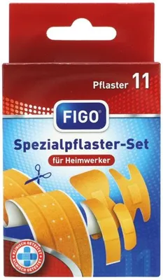 Produktbild von FIGO Wundverband Spezial-Pflaster Heimwerker 11er sortiert