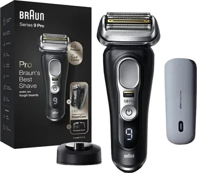 Immagine prodotto di Rasoio Trier Braun Series 9 9420s con Batteria Sensore di Rilevamento Pelle Nero