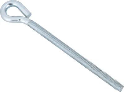 Produktbild von DROMET Schraubhaken M6x120 mm Ösenschraube verzinkt Stahl 5.8 Bauhaken
