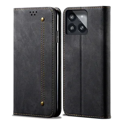Obrázek produktu pro Pouzdro pro Xiaomi Redmi K70E, Kožené Peněženkové Pouzdro s Magnetickým Uzavíráním a Stojánkem černé