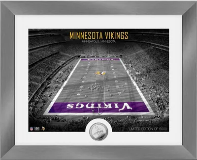 Produktbild von Minnesota Vikings NFL Stadion Silber Coin Bild 40x33cm