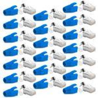 Produktbild von 20x Netzwerkstecker CAT 7 6A RJ45 LAN Netzwerk Crimp Stecker vergoldete Kontakte