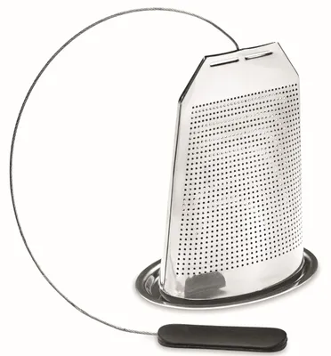Tee-Eier aus Edelstahl, 2er-Set, wiederverwendbar, mit Silikongriff