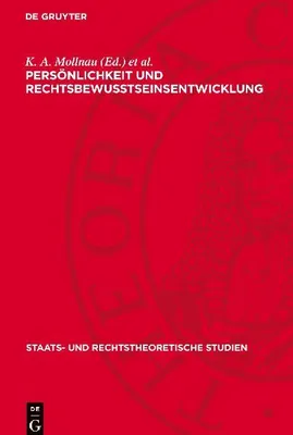 Produktbild von Persönlichkeit und Rechtsbewußtseinsentwicklung