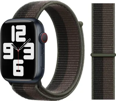 Zdjęcie produktu dla Oryginalna opaska Apple Sport Loop 42/44/45mm ML333ZM/A Tornado/Gray zapieczętowana