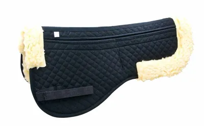Produktbild von AMKA Korrektur Sattelpad mit 4 Taschen und Filzeinlagen Kunstfellrand