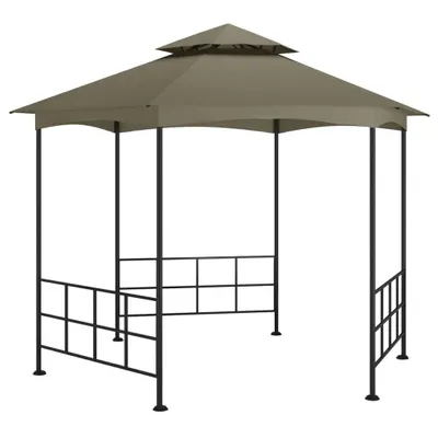 Produktbild von vidaXL Pavillon mit Seitenwänden 3,1x2,7 m Taupe