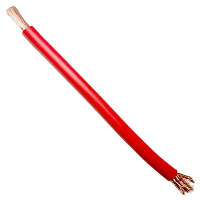 Produktbild von Batteriekabel 20 mm² rot 30 cm Vollkupfer | ohne Anschlüsse