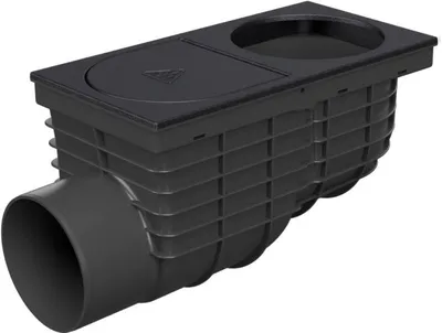 Obrázok produktu pre Lapač strešných splavenín D110 bočný, pre zvod d125mm - liatinový