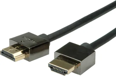 Produktbild von ROLINE Notebook HDMI High Speed Kabel mit Ethernet, schwarz, 5 m