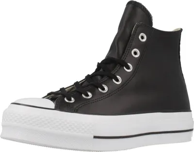 Produktbild von CONVERSE CHUCK TAYLOR ALL STAR PLATFORM LEATHER Schwarz