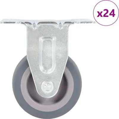 Obrázok produktu pre 24 ks pevných koliesok 50 mm