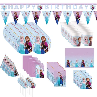 Produktbild von 83-tlg. Frozen Idyllic Wonder Partyset für Kindergeburtstag