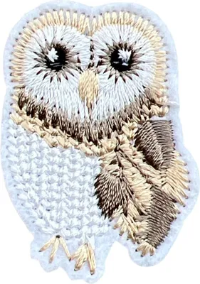 Produktbild von Eulen-Eulen-Vogel-Emblem-Aufnäher zum Aufbügeln