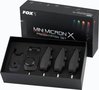Produktbild von Fox Fishing Mini Micron X 4+1 Blau-Grün-Orange-Rot Bissanzeiger