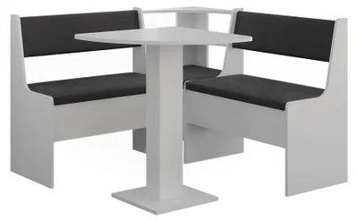 Image de Groupe de banquettes d'angle Vicco Roman Blanc 60x60cm, Model 63030