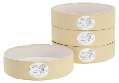 Produktbild von CreaTable, 21661, futuro White sand, Pastabowl 4-tlg, Steinzeug