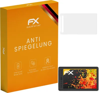 Produktbild von atFoliX FX-Antireflex 2x Schutzfolie kompatibel mit Huion Inspiroy H1161 Displayfolie