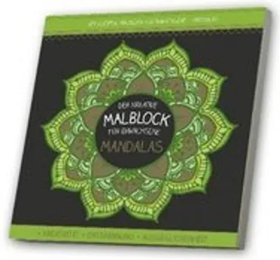Produktbild von Malblock für Erwachsene mit CD: Mandalas